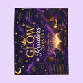 Glow Readers Corner™ Signature Velveteen Plush Blanket — Cozy Reading Throw for Kids & Teens